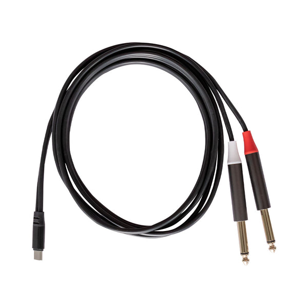 Rubiqube Type C to Dual Mono Jack 1.8m Cable