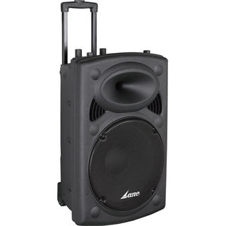 LANE TMA-1015 - Battery Powered Portable PA Speaker with Bluetooth & 2 Cordless Mics - Open Box