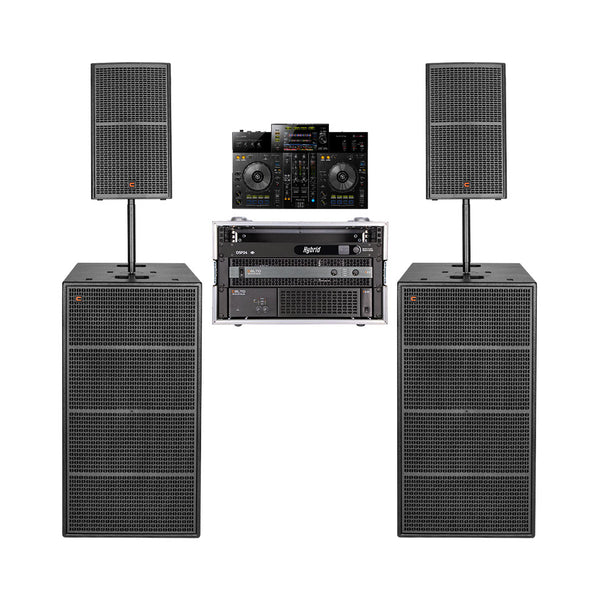 Celto Acoustique CT12V-CSW218C Bundle With Pioneer XDJ-RR