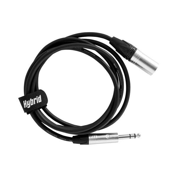 HYBRID XLR MALE-JACK STEREO 1.8M