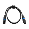 HYBRID DMX CABLE WITH WATERPROOF CONNECTORS - 10 METER