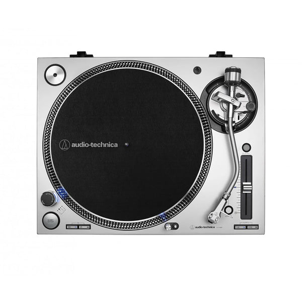Audio Technica AT-LP140XPSV - Direct-Drive Professional DJ Turntable (Silver)